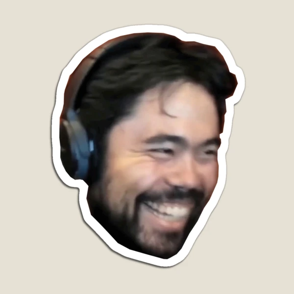 Hikaru Nakamura PogChamp sticker Sticker by LoveGalBlackTan