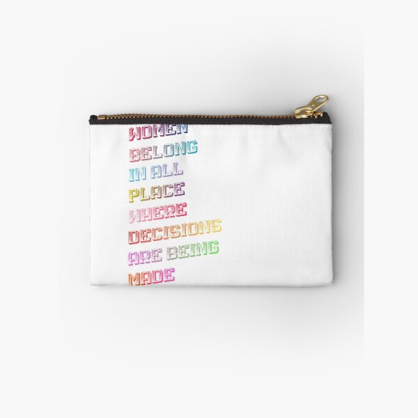 Item preview, RBG Quotes - Women Belong In All Places Where Decisions Are Being Made designed and sold by yeknow.