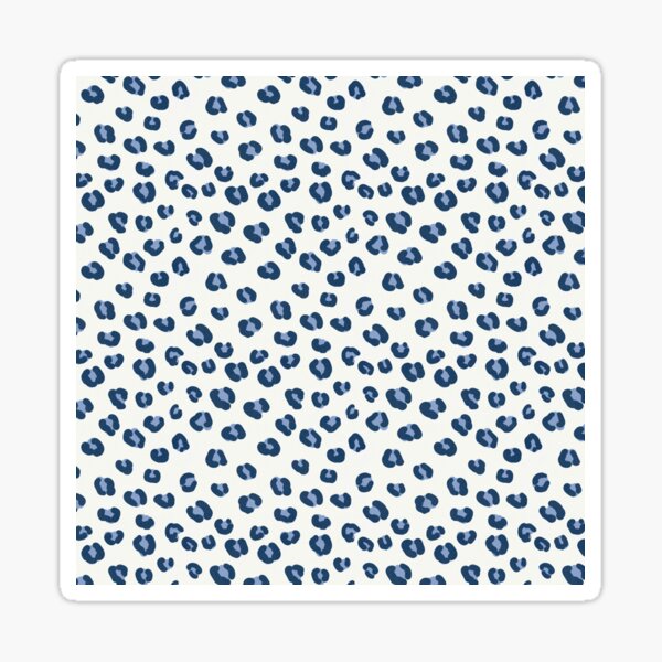 Item preview, Estampado de leopardo azul marino designed and sold by hellcom.
