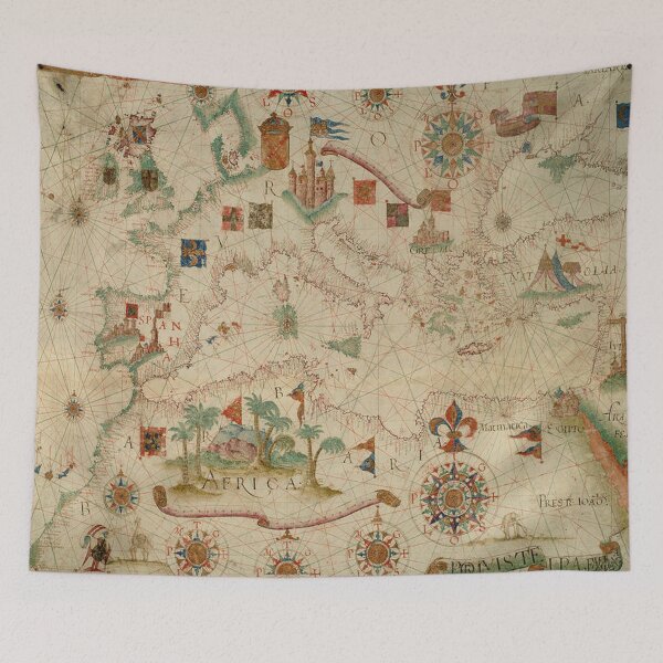 Item preview, Old World Antique Map Ancient Atlas Vintage Maps Gifts designed and sold by TopTeeShop.