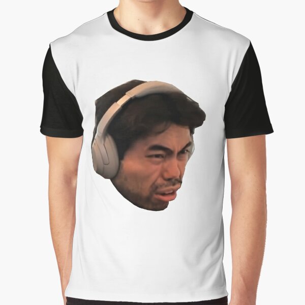 Hikaru Nakamura funny face sticker Essential T-Shirt by LoveGalBlackTan