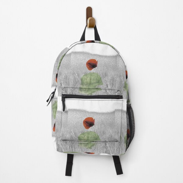 Item preview, Poppy field watercolor painting designed and sold by dreamofdenim.