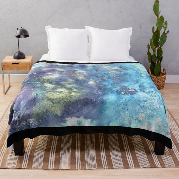 Item preview, abstract multicolor watercolor splash print art deco designed and sold by NikaAstra.