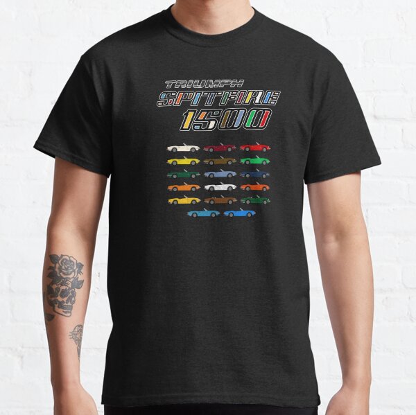 The Legendary Triumph Spitfire 1500 Vintage Sports Car by MotorManiac Classic T-Shirt