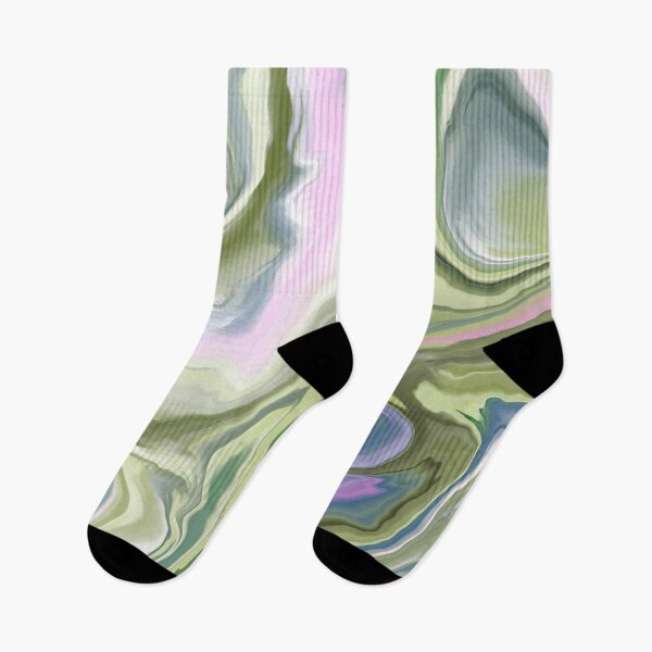 Item preview, Funky Psychedelic Marble Pattern - Pink and Green Palette designed and sold by Squarebird.