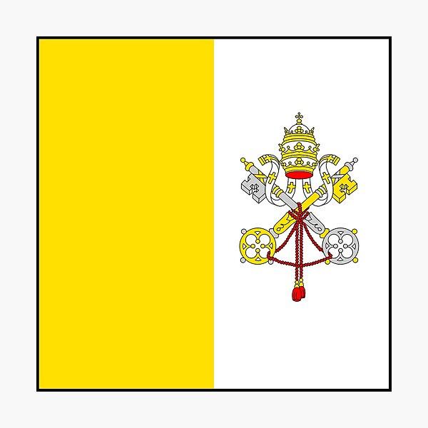 Item preview, Vatican City Flag Gifts, Masks, Stickers & Products designed and sold by mpodger.