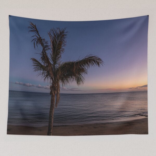 Item preview, Palm tree at sunrise on the beach designed and sold by iCimages.net.