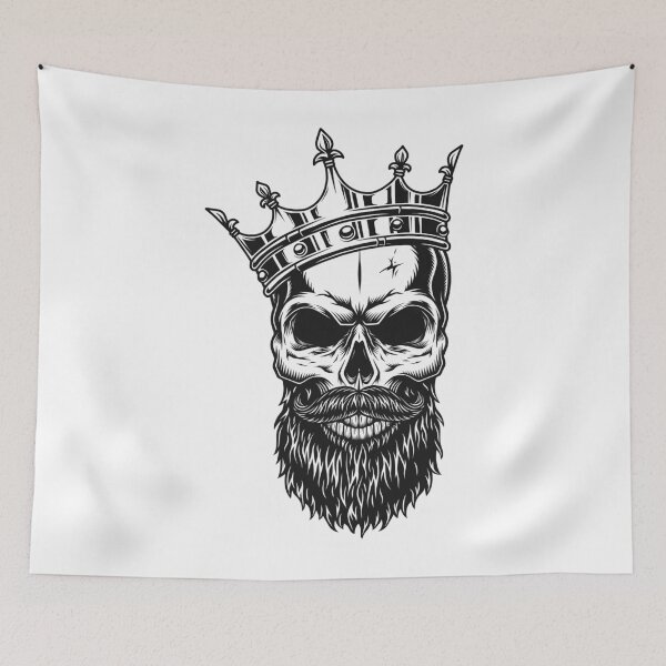 Item preview, King Skull Art designed and sold by JTS STORE.