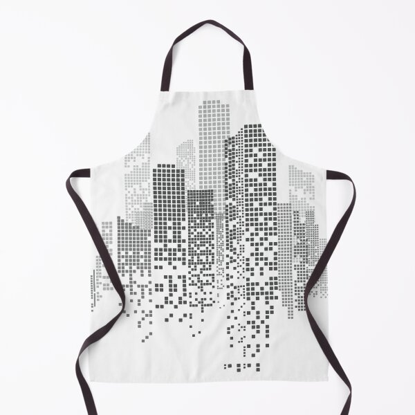 Item preview, Pixel City. A stylized image of an urban landscape. designed and sold by CatCoconut-Art.