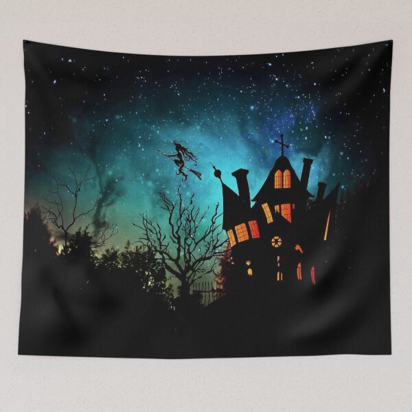Item preview, Scary Dark Halloween Castle designed and sold by Fashimation20.