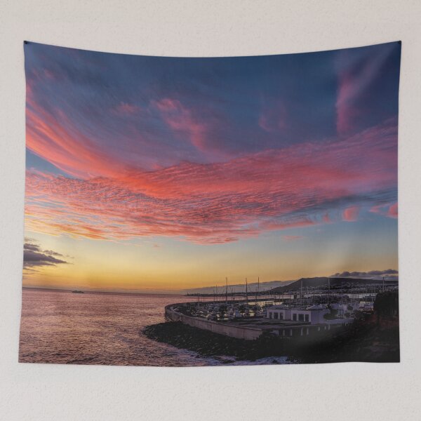 Item preview, Sunset over Marina Rubicon in Playa Blanca, Lanzarote designed and sold by iCimages.net.