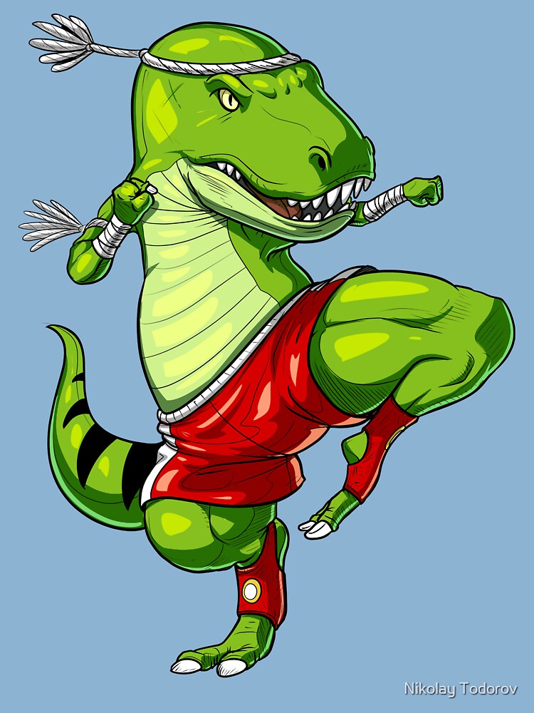 Jiu-Jitsu T-Rex Dinosaur Socks for Sale by Nikolay Todorov