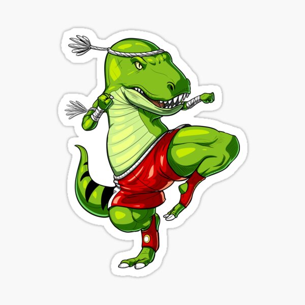 Item preview, Muay Thai T-Rex Dinosaur designed and sold by underheaven.