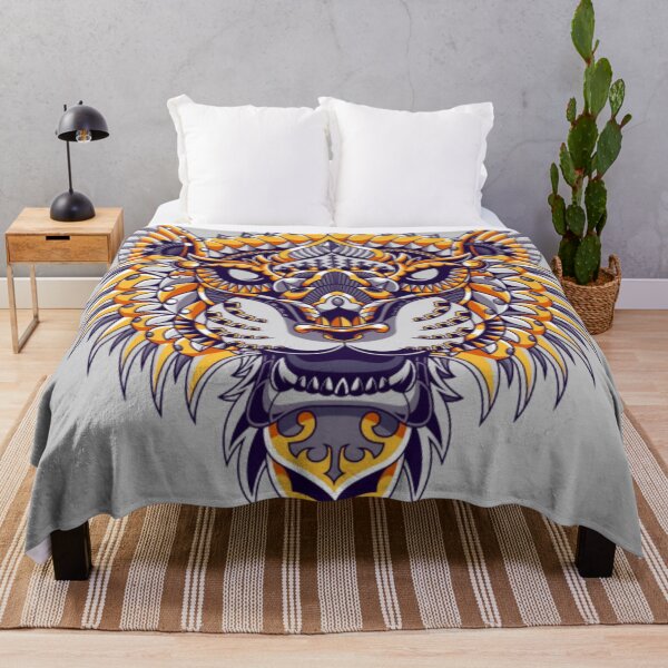 Item preview, Tiger face mandala designed and sold by Rakos-Merch.