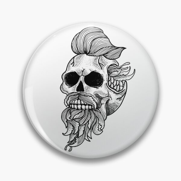 Item preview, Mythic Skull Line Art designed and sold by JTS STORE.