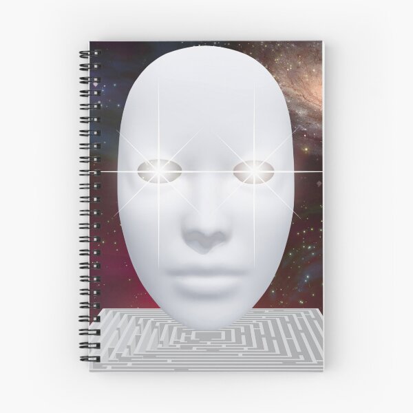 Item preview, White face with glowing eyes designed and sold by rolffimages.