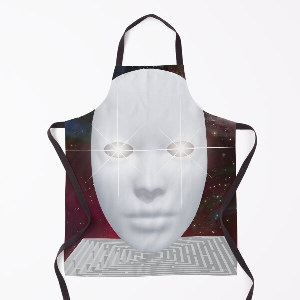 Item preview, White face with glowing eyes designed and sold by rolffimages.