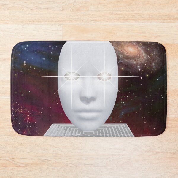 Item preview, White face with glowing eyes designed and sold by rolffimages.