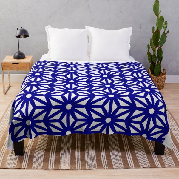 Item preview, Asanoha Pattern - Navy designed and sold by Cat Coquillette.