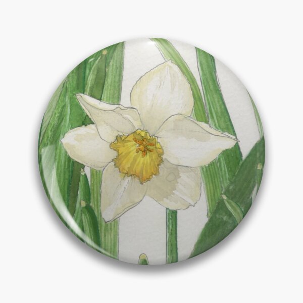 Item preview, Daffodil watercolor illustration designed and sold by xverdevx.