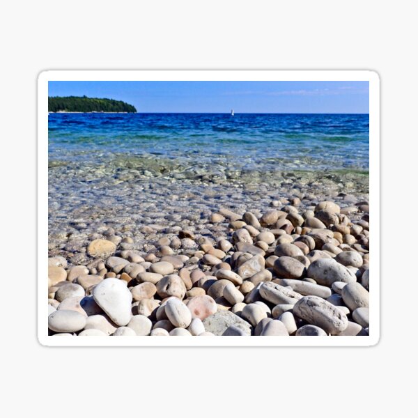 School House Beach Rocks! Sticker
