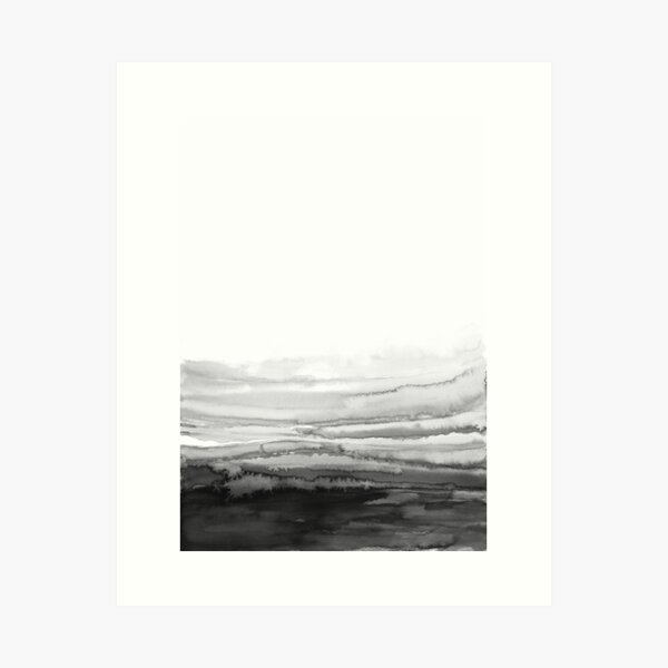 Item preview, Black white landscape  designed and sold by ElaSzczepaniak.
