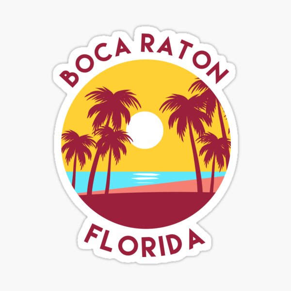 Vista previa del artículo con la obra «Boca Raton, Florida», diseñado y vendido por InvestingRoad.