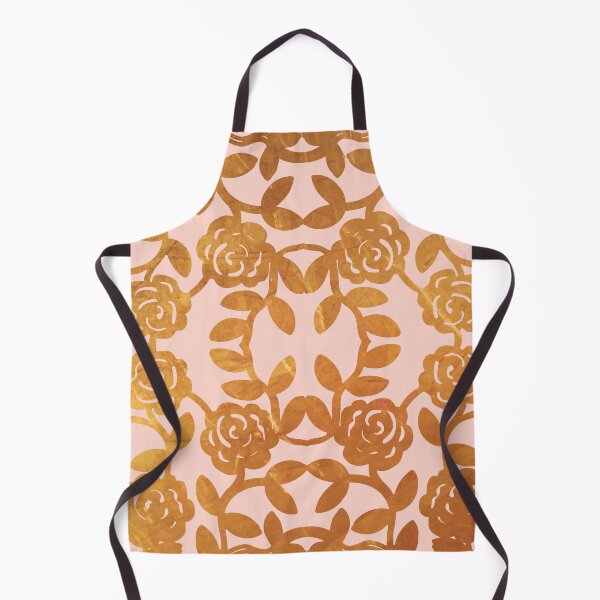 Item preview, Baroque Floral Blush Pink Gold Victorian Barocco Damask designed and sold by Inogitna Designs.
