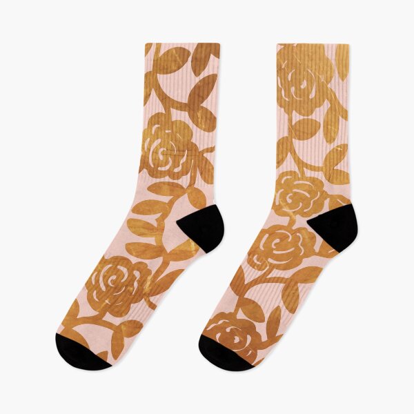 Item preview, Baroque Floral Blush Pink Gold Victorian Barocco Damask designed and sold by Inogitna Designs.