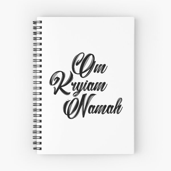Item preview, Om Kryiam Namah (black) designed and sold by didijuca.