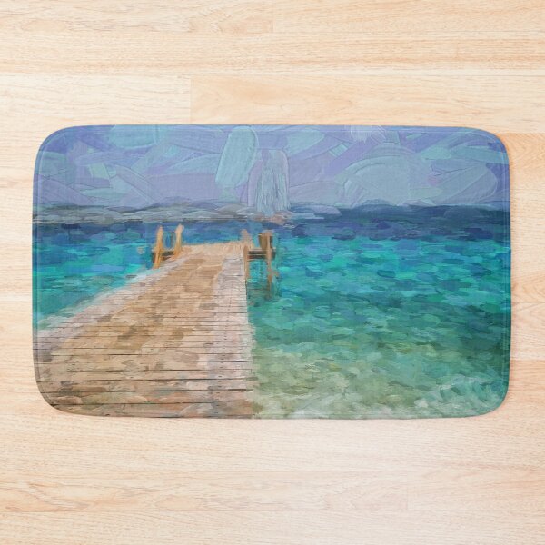 Item preview, Wooden jetty and boat designed and sold by Photopat.