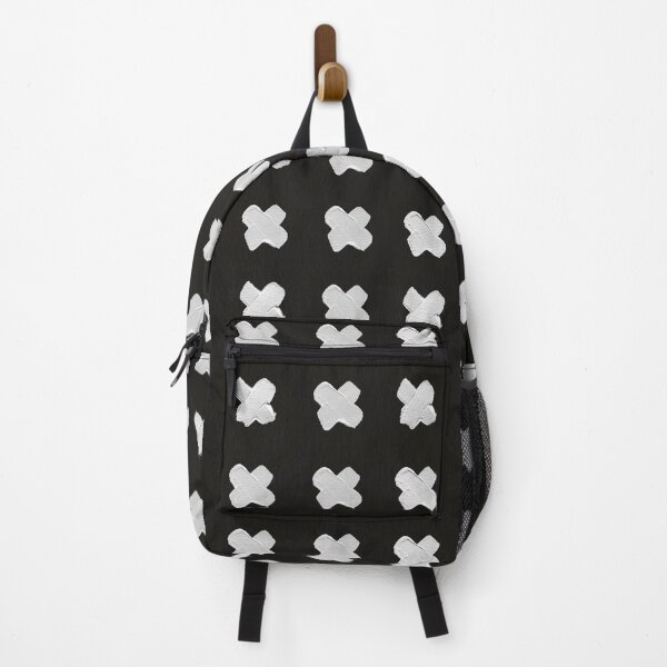 Item preview, X Grid – White on Black designed and sold by Cat Coquillette.