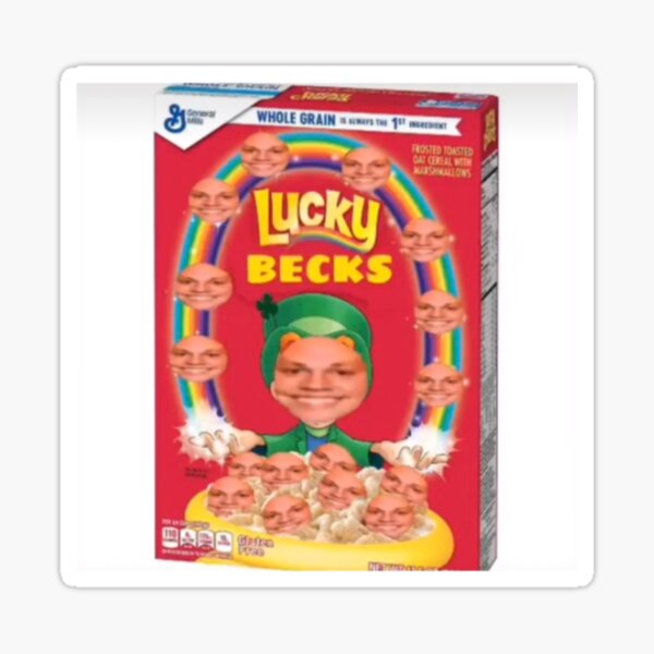 Lucky becks Sticker