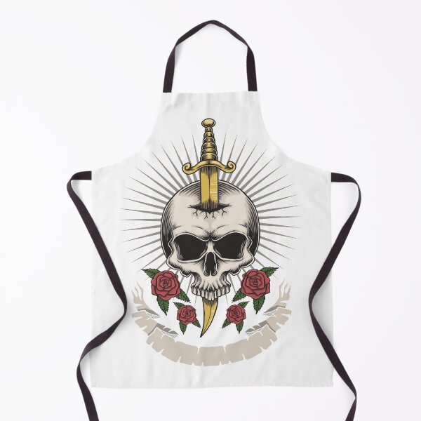 Item preview, Golden Dagger In The Skull designed and sold by JTS STORE.