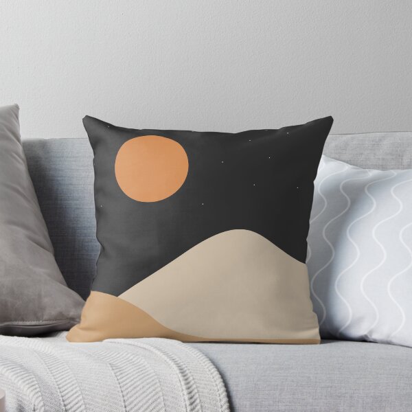 Item preview, Dark desert , desert climate , sun and sand ,cactus ideas, cactus not a hugger, sand mountains , orange moon  designed and sold by SGS-.