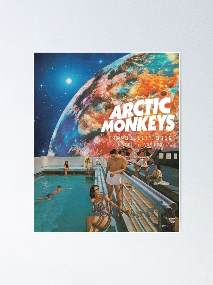 Alternate view of Swim Monkeys Space Poster