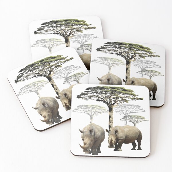 Item preview, Rhinos - Rhino on safari in Kenya / Africa designed and sold by TShirtsundMehr.