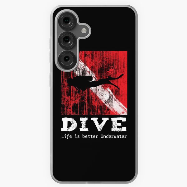 Item preview, Scuba Diving Flag ~ Life is Better Underwater designed and sold by Ikaroots.