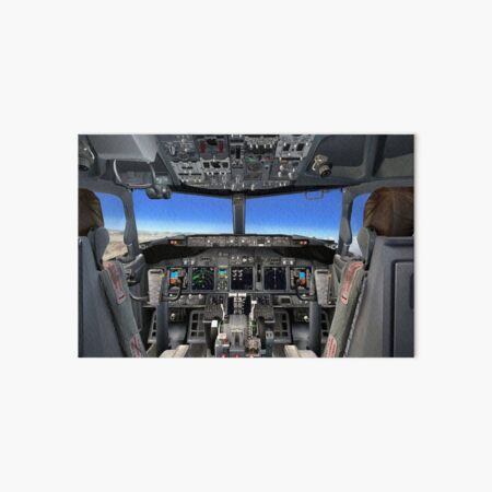 Simulator Art Board Prints Redbubble - pilot cabin airplane simulator roblox