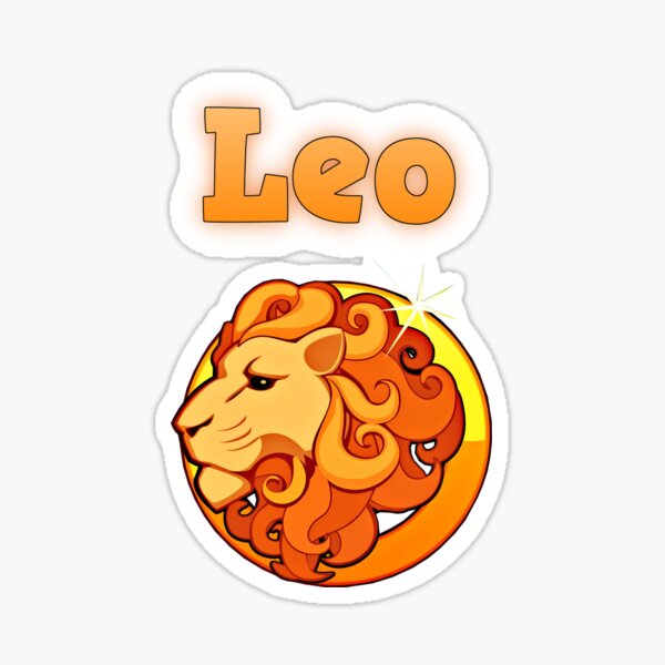 Sticker Leo Muster Redbubble