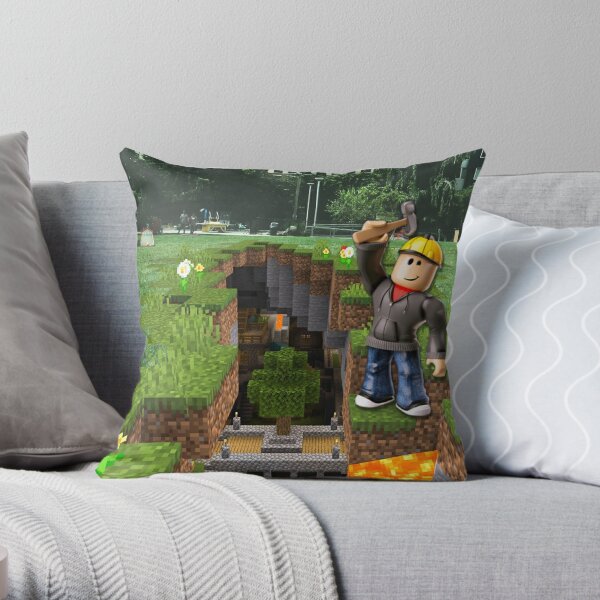 Roblox Characters Pillows Cushions Redbubble - a merry swager christmas roblox animation crap fitz