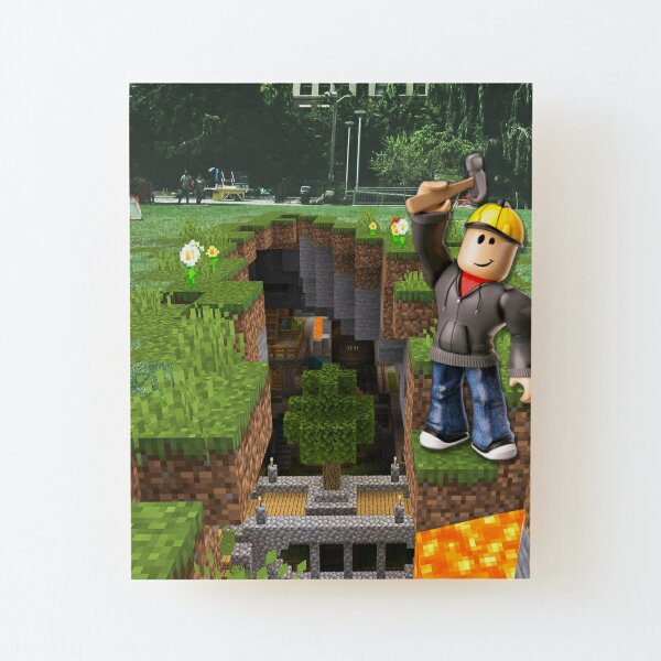 Roblox Characters Wall Art Redbubble - repeat roblox island royale roblox fortnite episode 2 by
