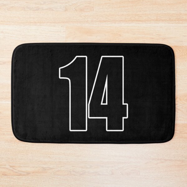 Item preview, Number 14 number fourteen shirt number soccer sport designed and sold by GeogDesigns.