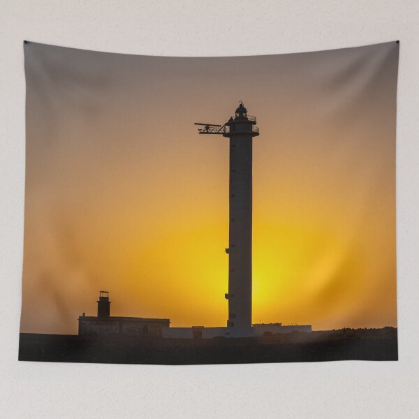 Item preview, Sunset and Playa Blanca lighthouse designed and sold by iCimages.net.