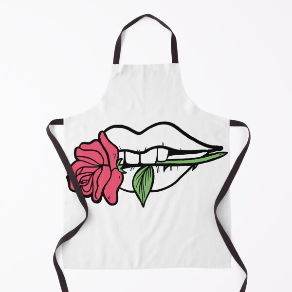 Item preview, Lips with a pink rose Design designed and sold by joabaj.