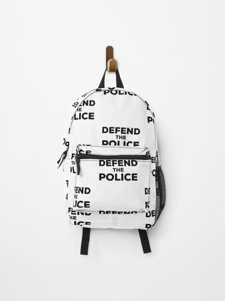 Thumbnail 1 of 3, Backpack, Defend The Police designed and sold by HalpinDesign.
