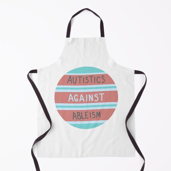 Item preview, Autistics Against Ableism (Stripey version!) designed and sold by shysnail.
