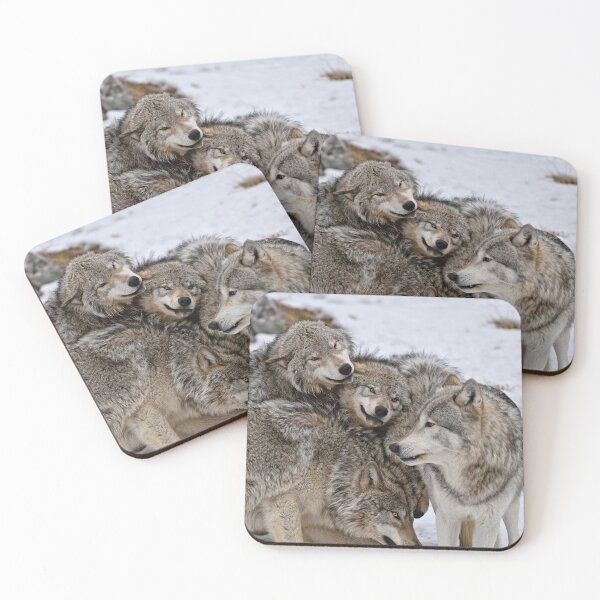 Item preview, Playful Wolf Pack designed and sold by WolvesOnly.