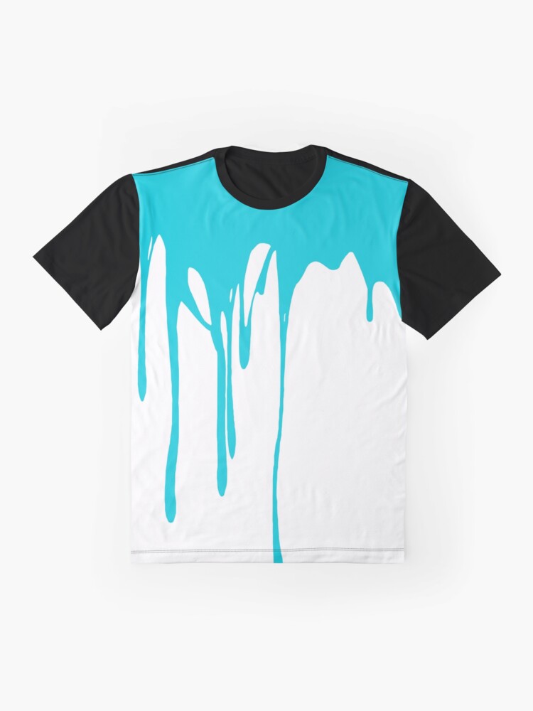 "Light Blue Dripping Paint" Tshirt by Trace1234 Redbubble