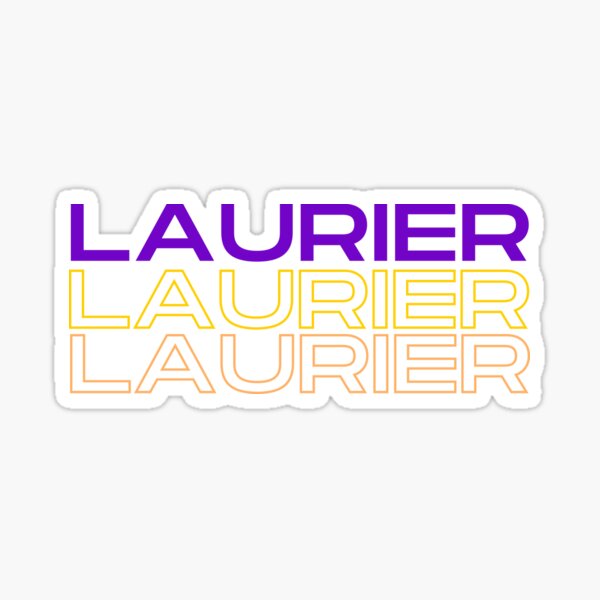 Laurier Laurier Laurier Sticker